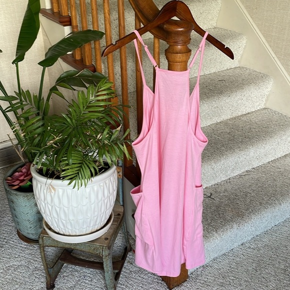 NWT Gracyoga Pink Boho Slouchy Romper Medium - Picture 4 of 9